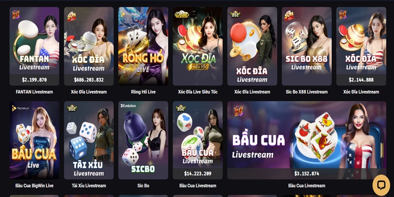 Casino Vin777 2 Đa dạng sản phẩm cho người chơi lựa chọn
