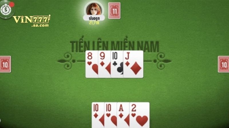 Tiến Lên Miền Nam Vin777 1 Tiến Lên Miền Nam có cách chơi linh hoạt, cần đánh hết bài trên tay