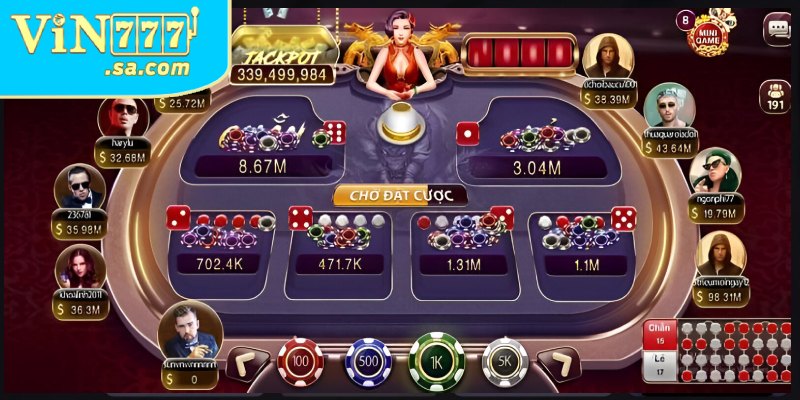 Xóc đĩa 3D Vin777 1 Xóc đĩa 3D VIN777 sở hữu đồ họa đẹp, sống động như thật